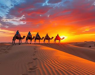 Campamento de Lujo en el Desierto